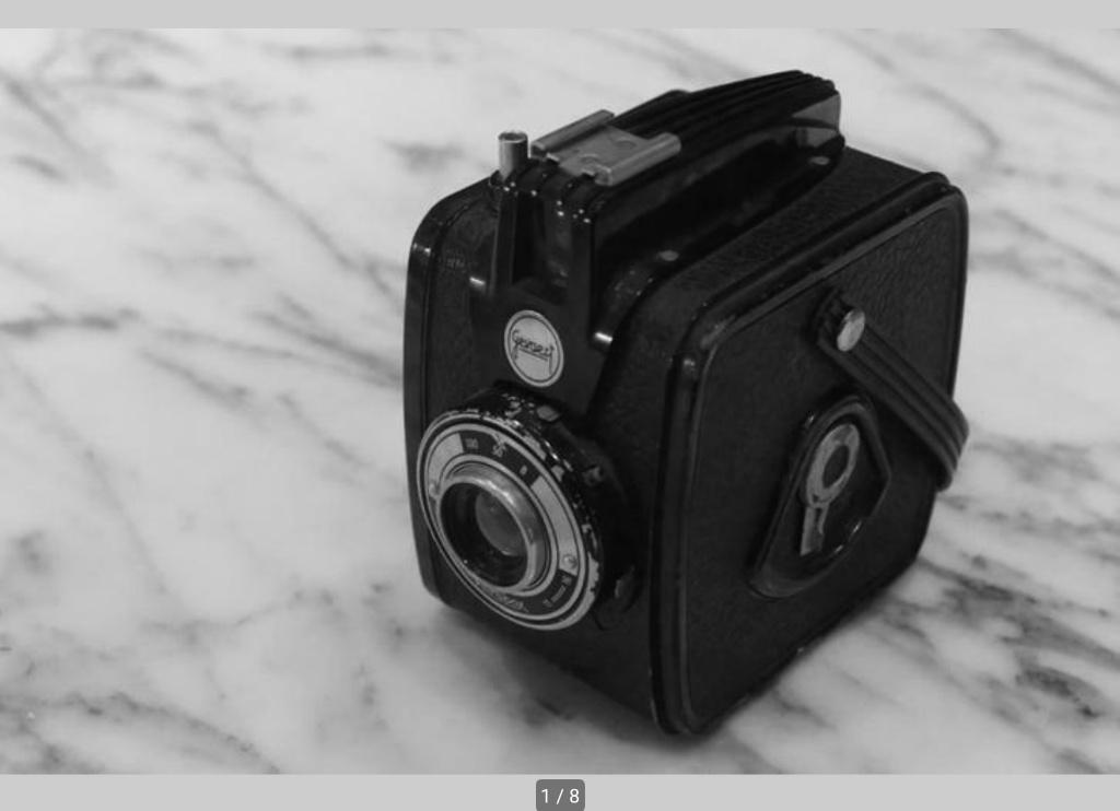 Agfa Gevabox et flash Agfalux, Enlèvement ou Envoi, 1940 à 1960, Appareils photo