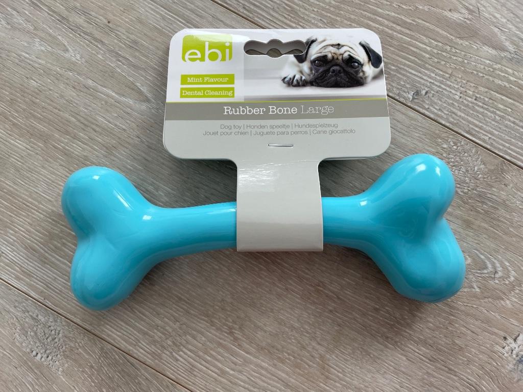 Jouet pour chien Os en caoutchouc goût menthe taille L neuf, Animaux & Accessoires, Accessoires pour chiens, Enlèvement, Neuf