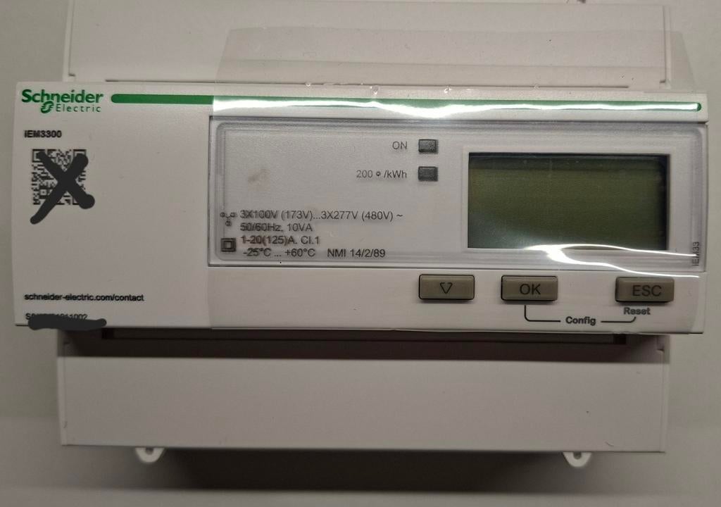 Three Phase Energy Meter / compteur de passage triphasé 400V, Ophalen of Verzenden