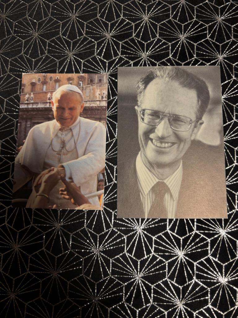 Rouwprentjes Koning en De PAUS, Verzamelen, Bidprentjes en Rouwkaarten, Ophalen, Rouwkaart