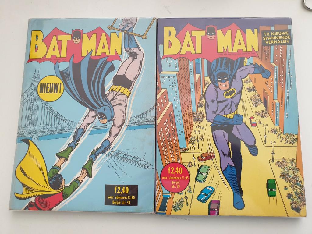 BATMAN EN ROBIN DE WONDERJONGEN. NR 1 & 3 1967, Ophalen of Verzenden, Zo goed als nieuw