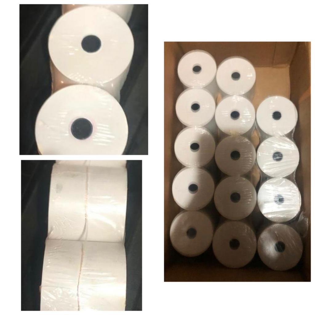 Lot de rouleaux tickets 57mm L 65mm H 15mm tube, Diversen, Ophalen, Nieuw