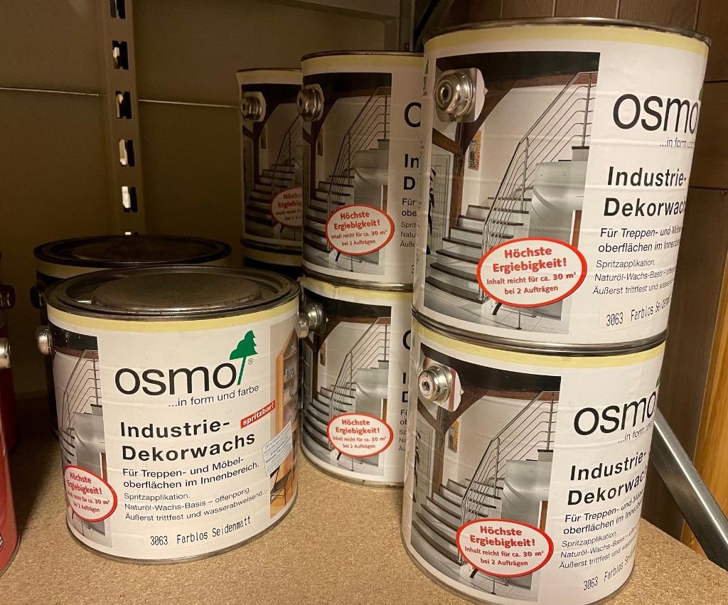 - 50% OSMO Hardwax olie 3090/3063/3032 kleurloos, Minder dan 5 liter, Ophalen of Verzenden, Nieuw, Overige kleuren