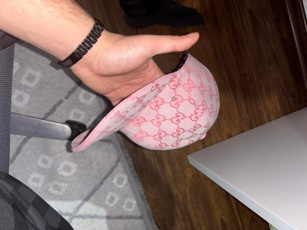 Casquette gucci rose taille L/59, Verzenden, Zo goed als nieuw, 58 of 59 cm (L, 7¼ of ⅜ inch), Pet