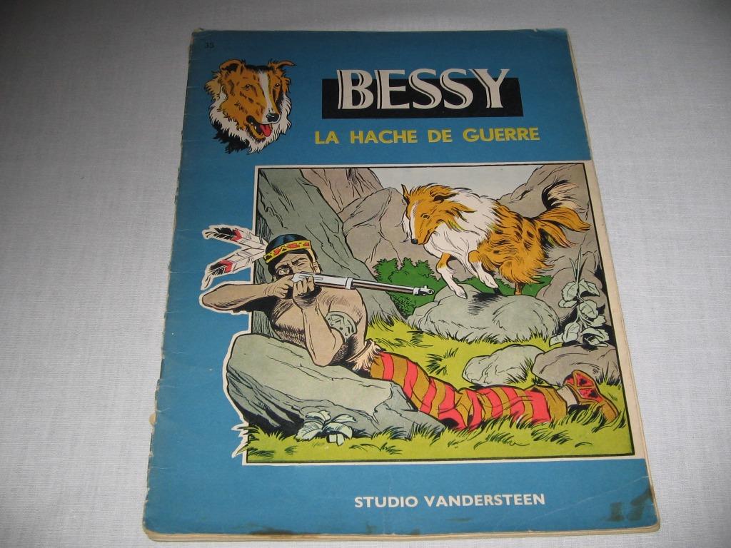 Bessy n35 : La hache de guerre - édition originale, Willy Vandersteen, Une BD, Utilisé, Envoi