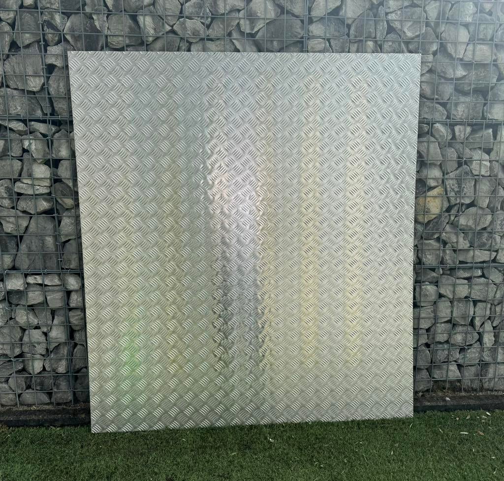 Nouveau damier alu de 20 m² (10 x 1,5 m x 1,34 m 2/3,5 mm), Enlèvement