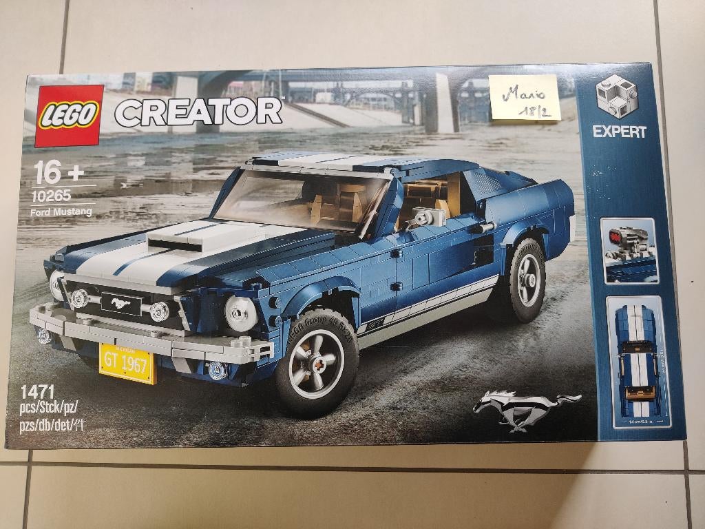 LEGO 10265 Creator Expert Ford Mustang, Ophalen of Verzenden, Nieuw, Complete set, Lego