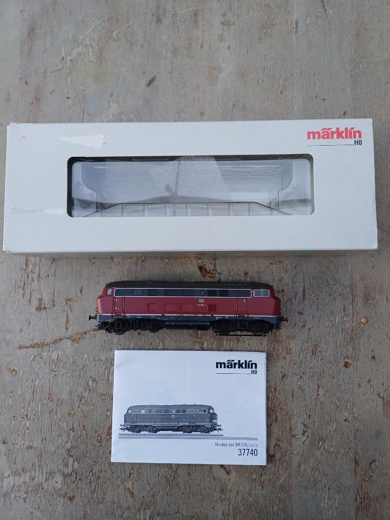 Marklin 37740 dieselloc AC-digitaal zonder decoder, Wisselstroom, Locomotief, Ophalen of Verzenden, Zo goed als nieuw