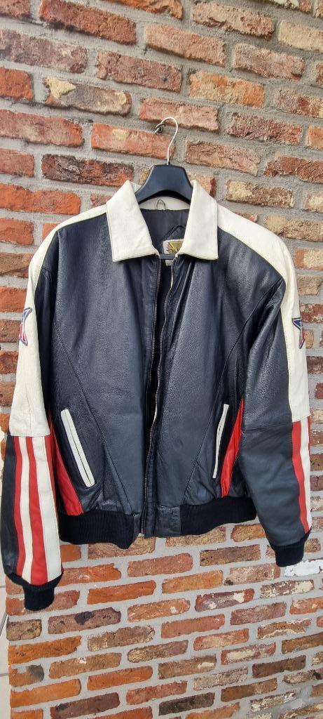 Veste en cuir vintage Usa, Seconde main, Manteau | cuir, Enlèvement, Autre
