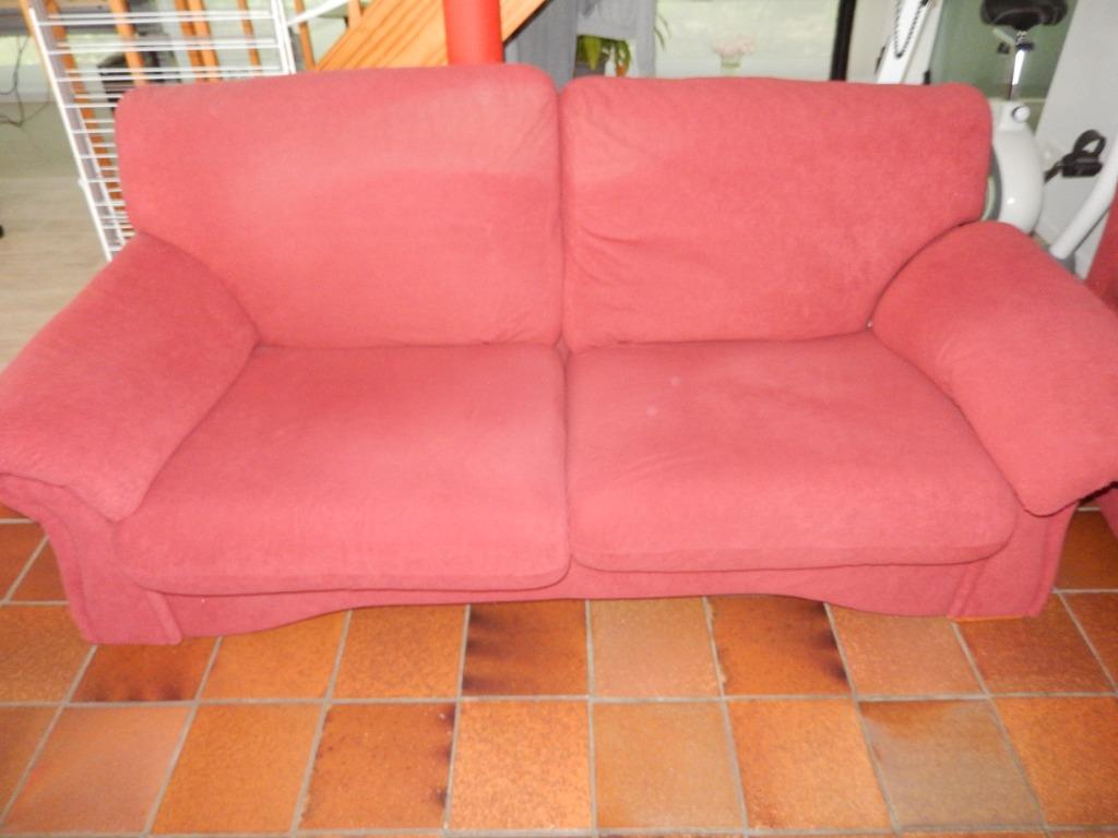 2 ZETELS >>3 & 2 ZIT - SALON, Huis en Inrichting, Ophalen, Gebruikt, 150 tot 200 cm, Driepersoons