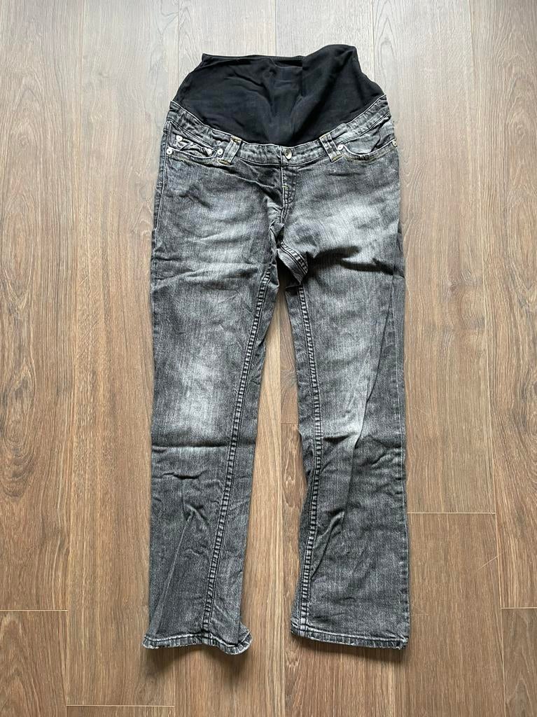 Zwangerschapskledij jeansbroek H&M mama maat M, Ophalen of Verzenden, Zo goed als nieuw, Maat 38/40 (M)