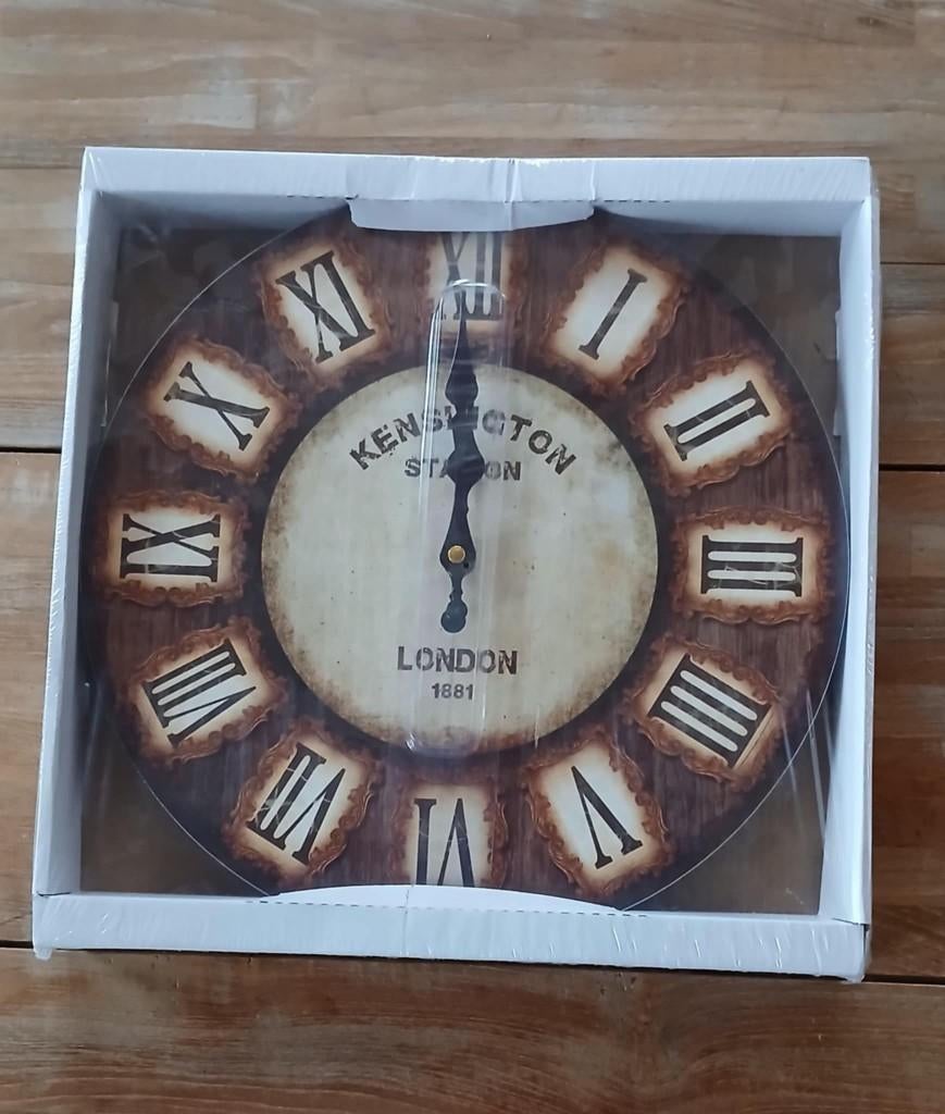 Wandklok 33cm, Enlèvement, Neuf, Analogique, Horloge murale