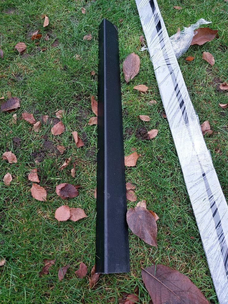 Aluminium hoekprofiel van 3 mm gelakt in RAL 9005 (4 m), Ophalen, Overige materialen, Overige typen, Nieuw