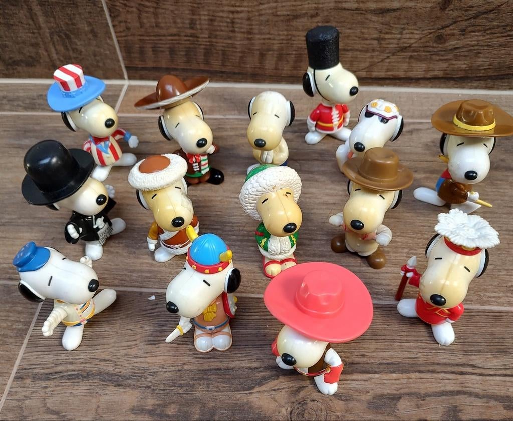 Vintage Snoopy popjes, Ophalen of Verzenden, Zo goed als nieuw