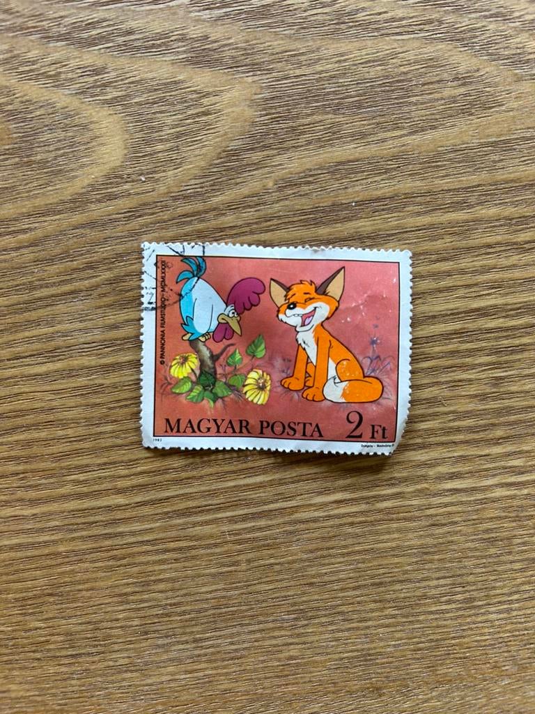 Postzegel Hongarije, Timbres & Monnaies, Timbres | Europe | Hongrie, Enlèvement ou Envoi, Affranchi