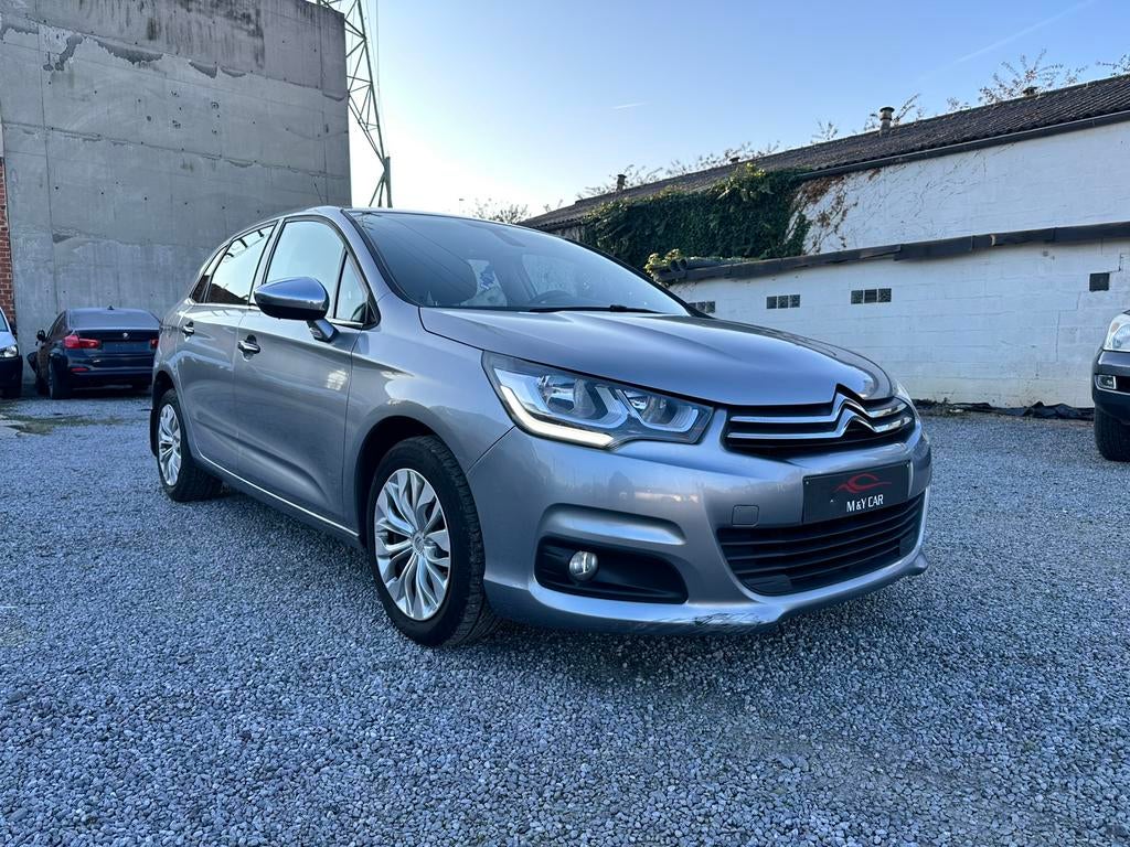 CITROËN C4 1.2i Auto + keyless + GPS, Autos, Citroën, Argent ou Gris, Achat, Euro 6, Entreprise