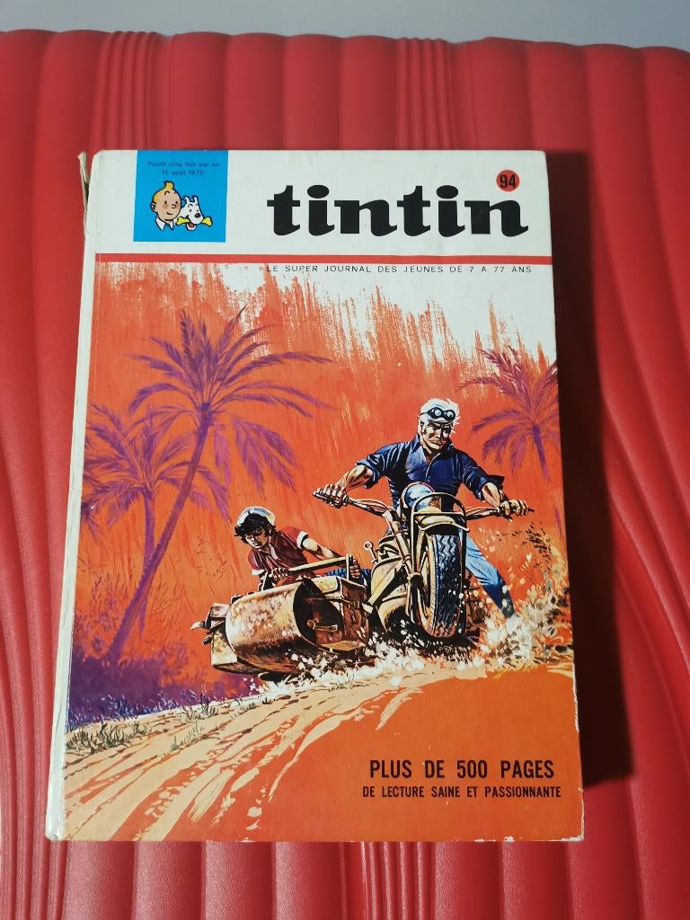 Le Journal de Tintin numéro 94, Ophalen