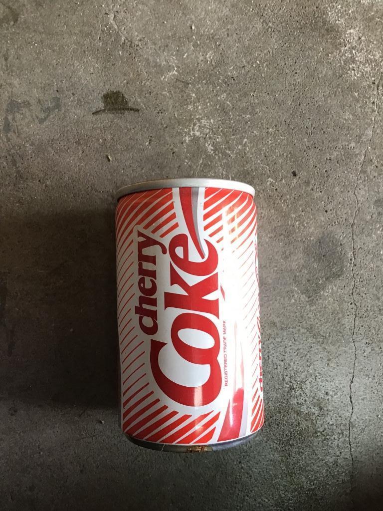 Coca-Cola 1 klein blikje cherry  coke, Ophalen of Verzenden, Gebruikt, Verpakking
