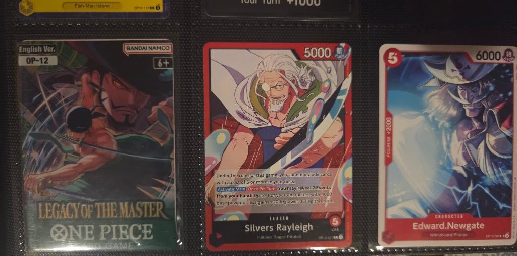 Base set's one piece  op10 / op12 /OP13, Foil, Nieuw, Meerdere kaarten, Ophalen of Verzenden