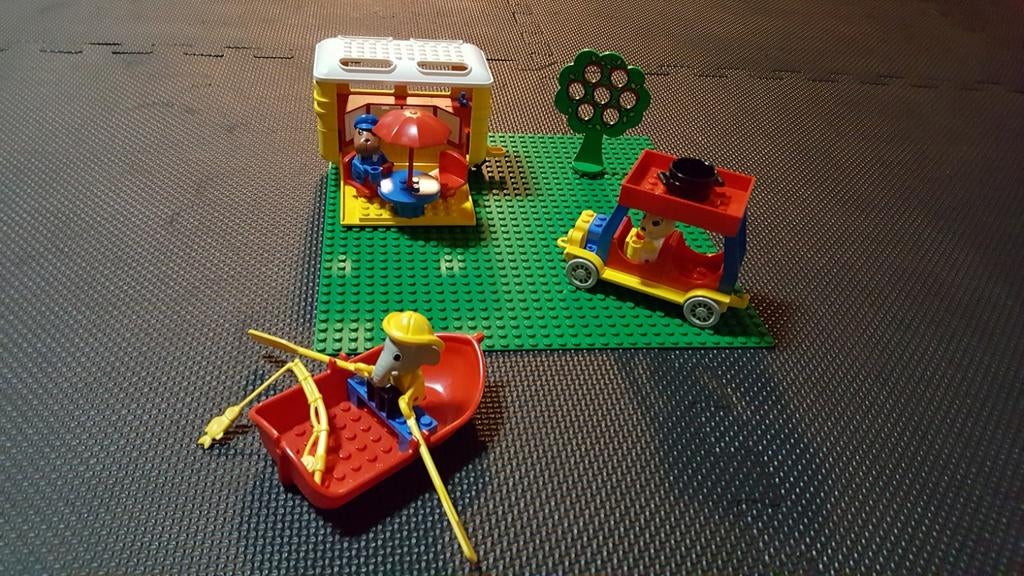 Fabuland 3680 Camping Caravan, Ophalen of Verzenden