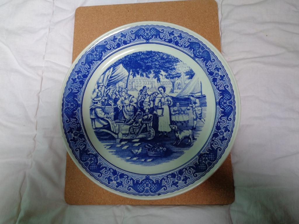 Delfts Blauw bord, Ophalen