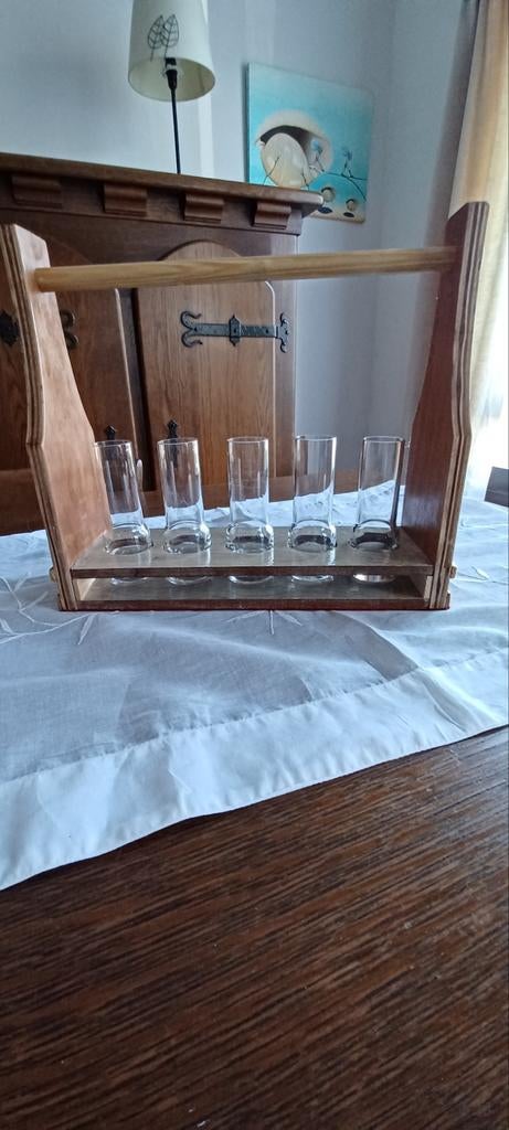 Shot glaasjes, Ophalen