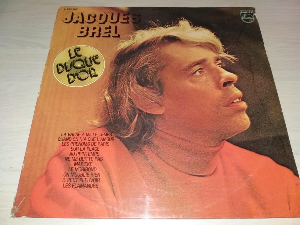 Disque vinyl 33 tours jacque brel, Enlèvement ou Envoi, Comme neuf