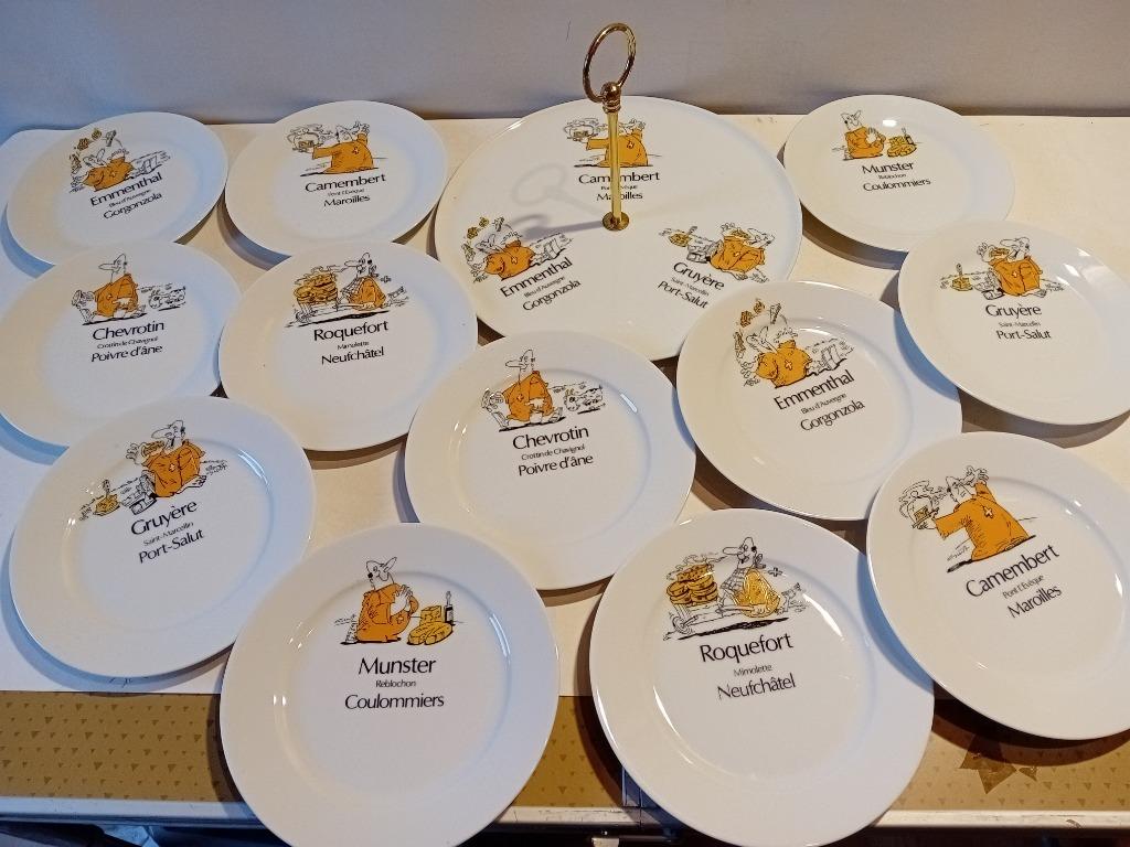 Oud RZB porseleinen kaasserviesje, Ophalen of Verzenden