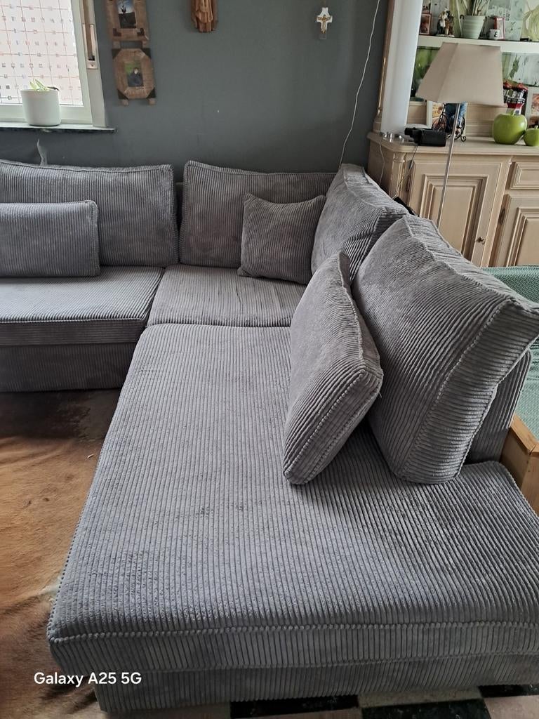 Mooie zo goed als nieuwe hoekzetel, Huis en Inrichting, Zetels | Zetels en Chaises Longues, Ophalen