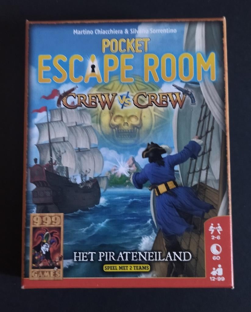 Pocket Escape Room: Crew vs Crew, Hobby en Vrije tijd, Ophalen of Verzenden, Gebruikt, 999 Games