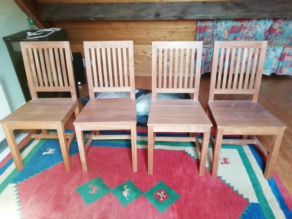 teakstoelen, Tuin en Terras, Tuinstoelen, Ophalen of Verzenden, Zo goed als nieuw, Teakhout