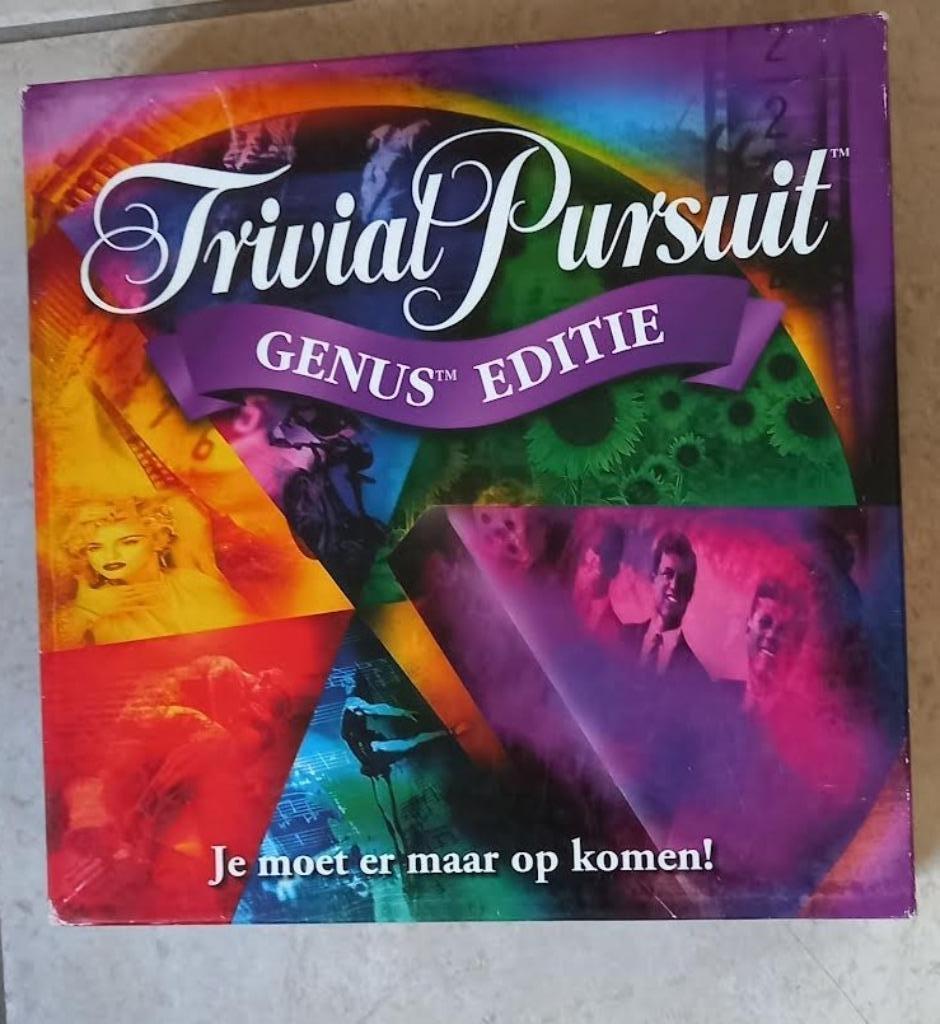 spel Trivial Pursuit Genus Editie, Hobby en Vrije tijd, Vijf spelers of meer, Ophalen of Verzenden, Zo goed als nieuw