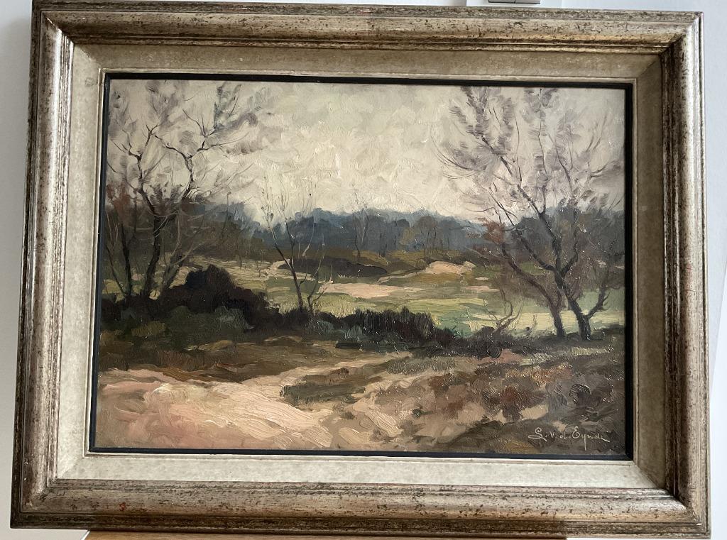 Boisées Dunes (hiver), Louis Van den Eynde, Antiquités & Art, Enlèvement ou Envoi