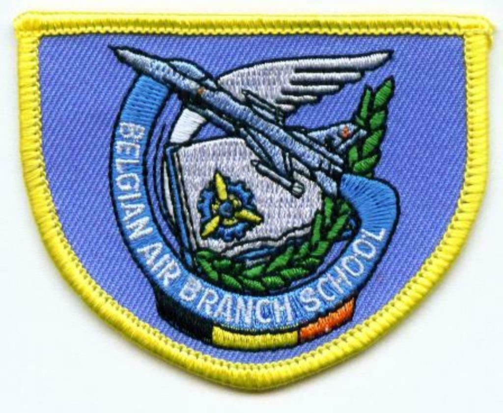 Patch Belgian Air Branch School ( B74 ), Enlèvement ou Envoi, Armée de l'air, Emblème ou Badge