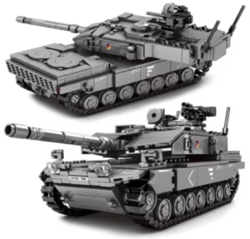 Bouwblokken set Militair - Challenger 2 tank (898 blokjes), Ophalen of Verzenden, Nieuw