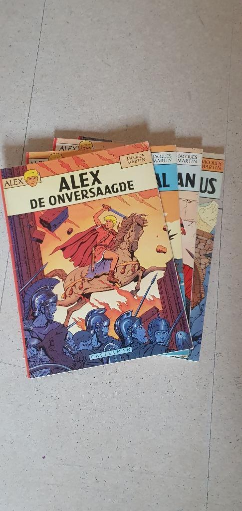 ALEX -- 4 exemplaren, Boeken, Stripverhalen, Gelezen, Ophalen of Verzenden, Jacques Martin, Meerdere stripboeken