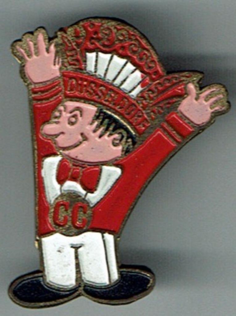 carnaval de Düsseldorf, Allemagne, Prince Carnaval, Envoi, Comme neuf, Autres sujets/thèmes, Insigne ou Pin's