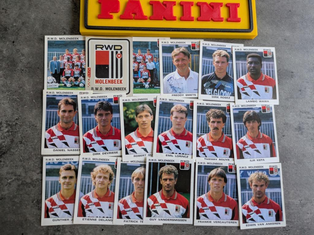 PANINI FOOTBALL 93 18 STICKERS 1993 : RWDM MOLENBEEK, Hobby en Vrije tijd, Stickers en Plaatjes, Nieuw, Verzenden