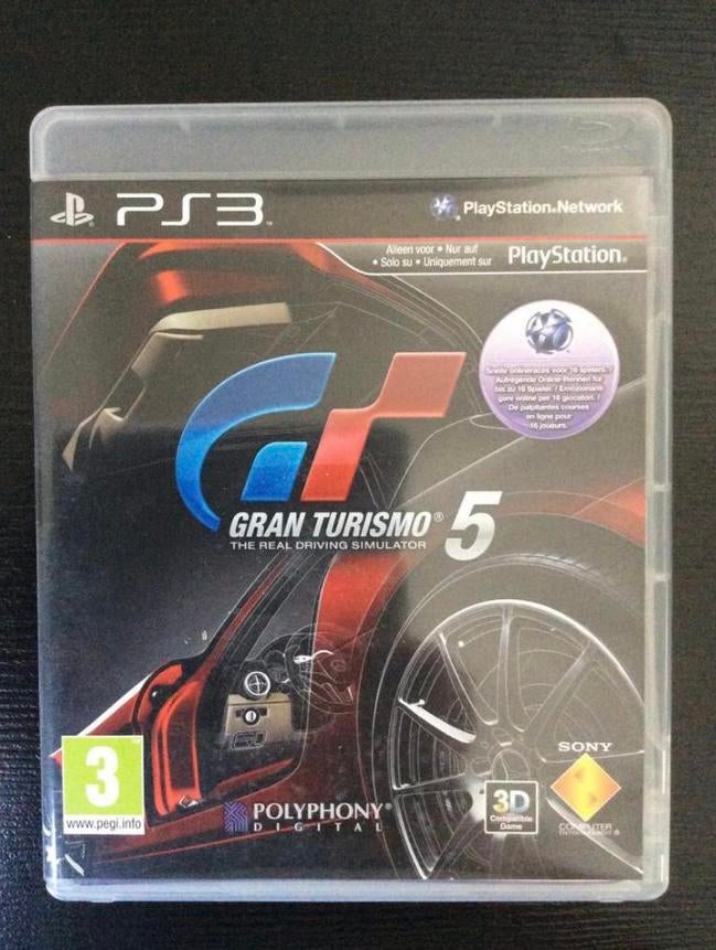 Gran Tourismo 5 jeu PS3, Enlèvement, Comme neuf