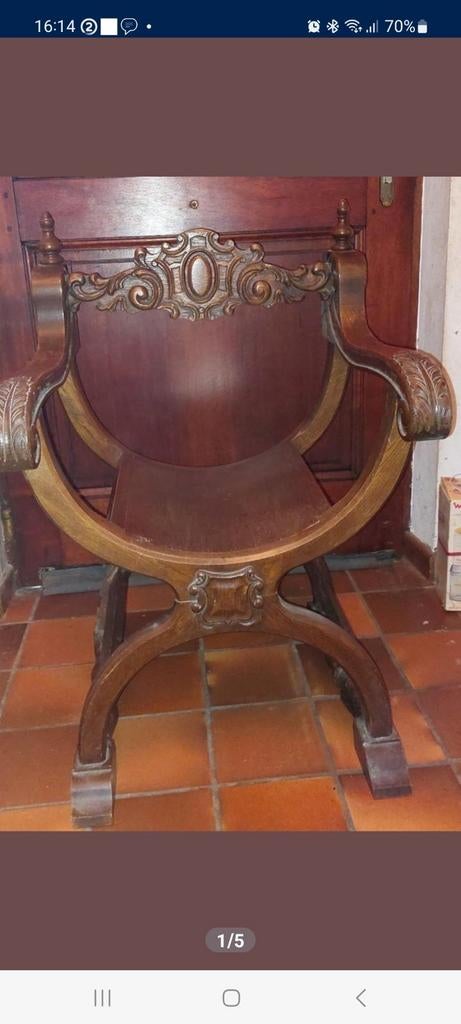 Chaise dagobert, Antiquités & Art, Enlèvement