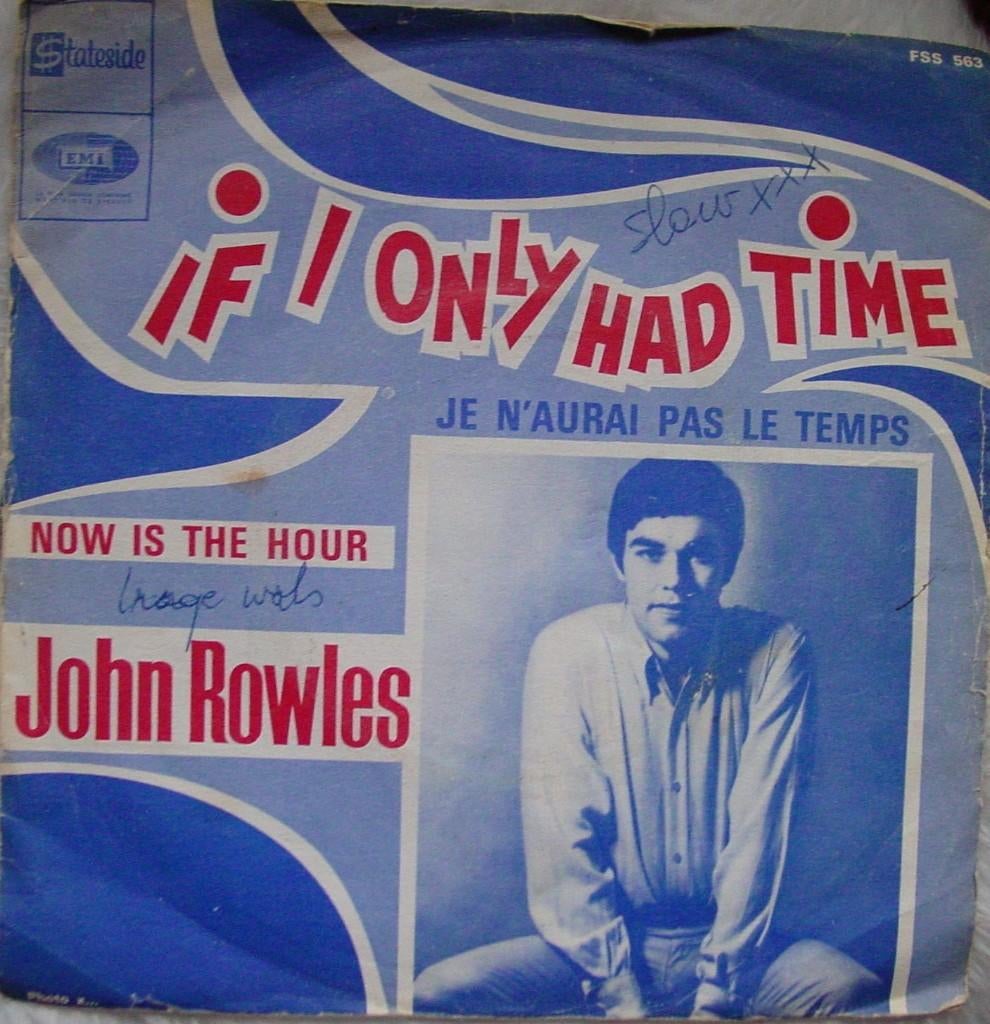 45T 7INCH VINYL SINGLE JOHN ROWLES, Cd's en Dvd's, Ophalen of Verzenden