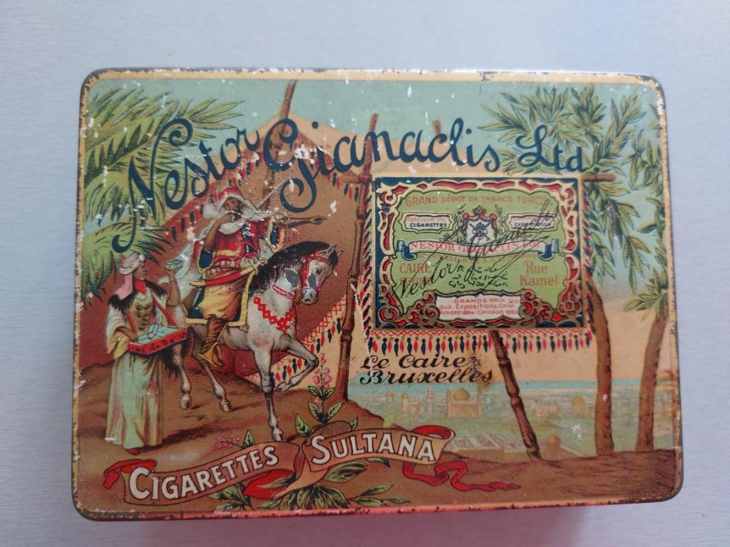 2 Boîtes cigarettes anciennes Unico Piccolo Nestor Gianaclis, Enlèvement ou Envoi, Utilisé, Autres types