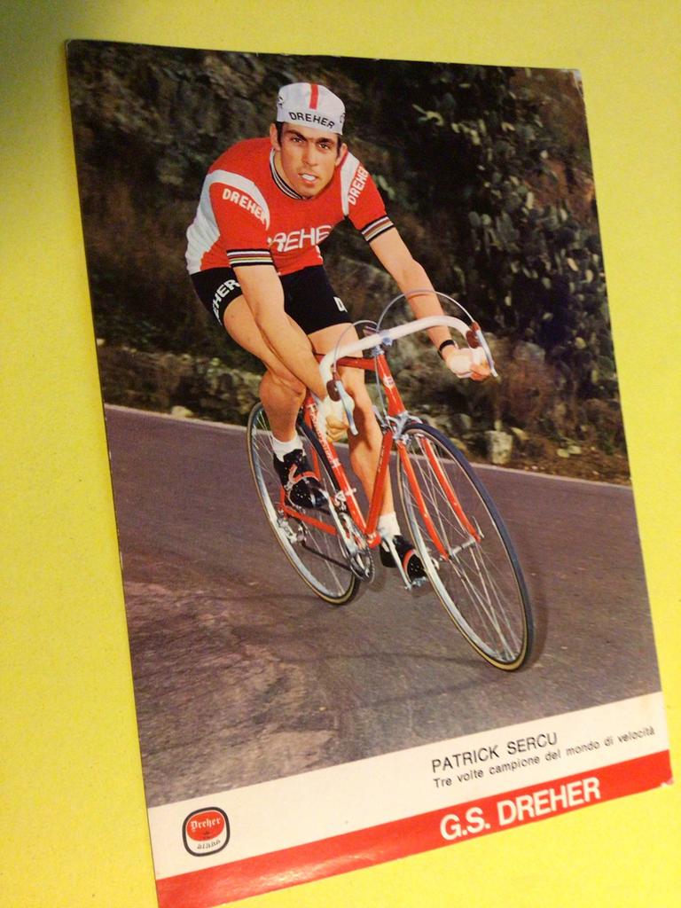 wielerkaart 1970 team  dreher patrick sercu, Verzenden
