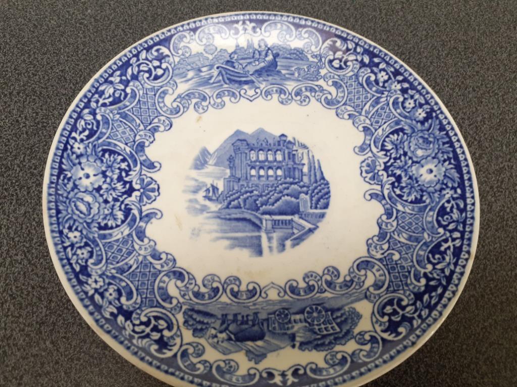 Blauw delft bordje castillo Maastricht, Antiek en Kunst, Ophalen