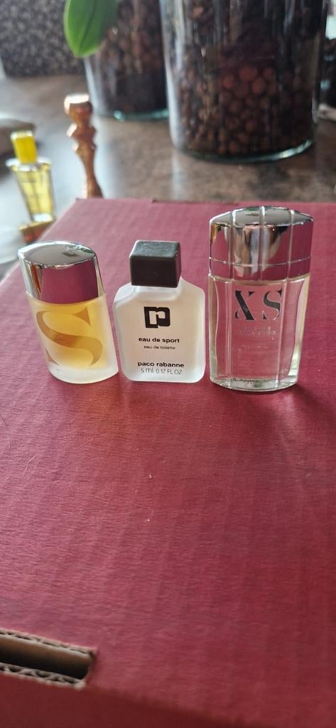3 miniatures Rabanne, eau de sport, XS et XS pour elle, Enlèvement ou Envoi, Comme neuf