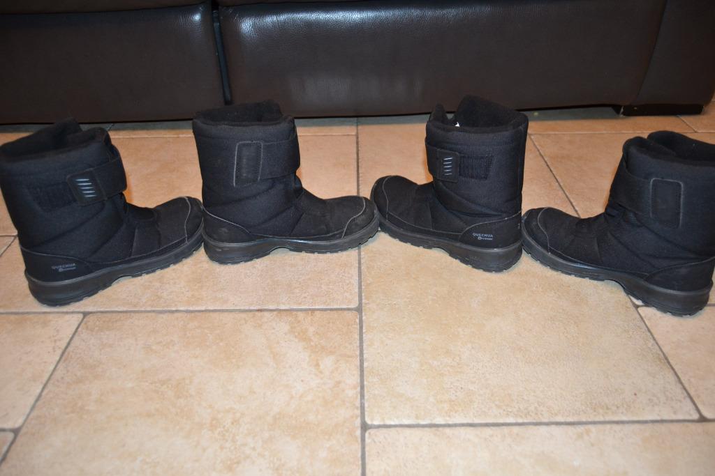 Bottes de neige chaudes imperméables (34) Décathlon Quechua, Enfants & Bébés, Decathlon, Comme neuf, Enlèvement, Bottes