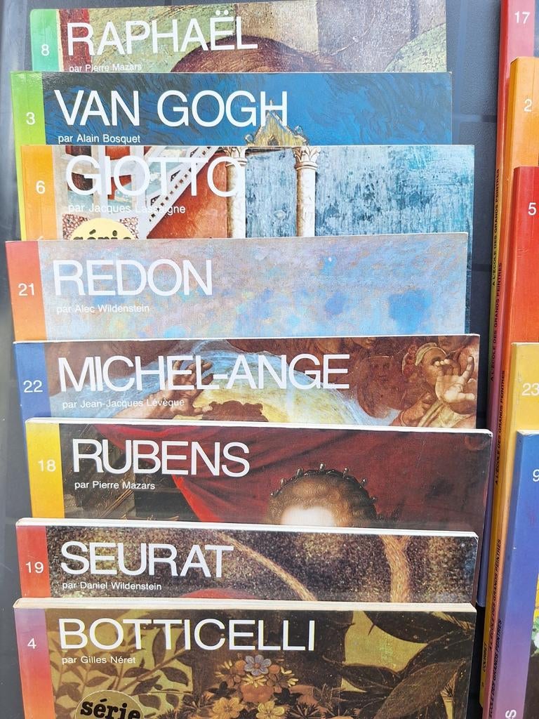 Lot de 13 livres sur différents peintres Grands peintres, Enlèvement ou Envoi, Utilisé