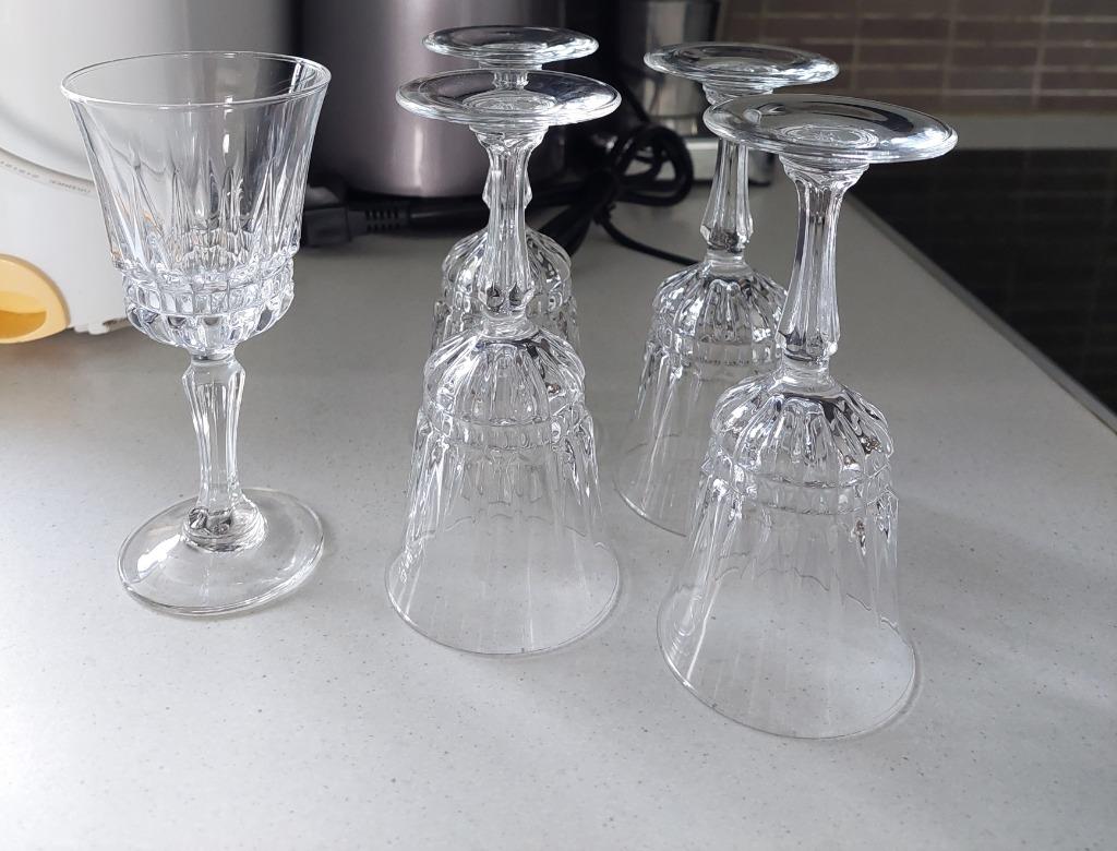 5 Verres, Maison & Meubles, Enlèvement, Utilisé, Verre, Verre ou Verres