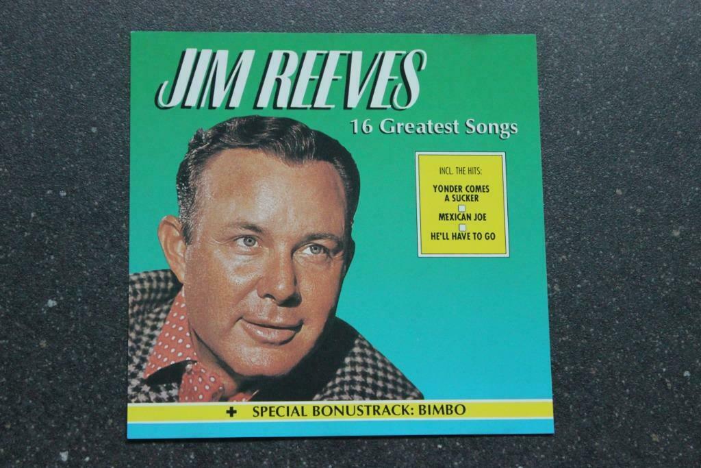 CD  JIM REEVES  16 Greatest songs, Ophalen of Verzenden, Zo goed als nieuw