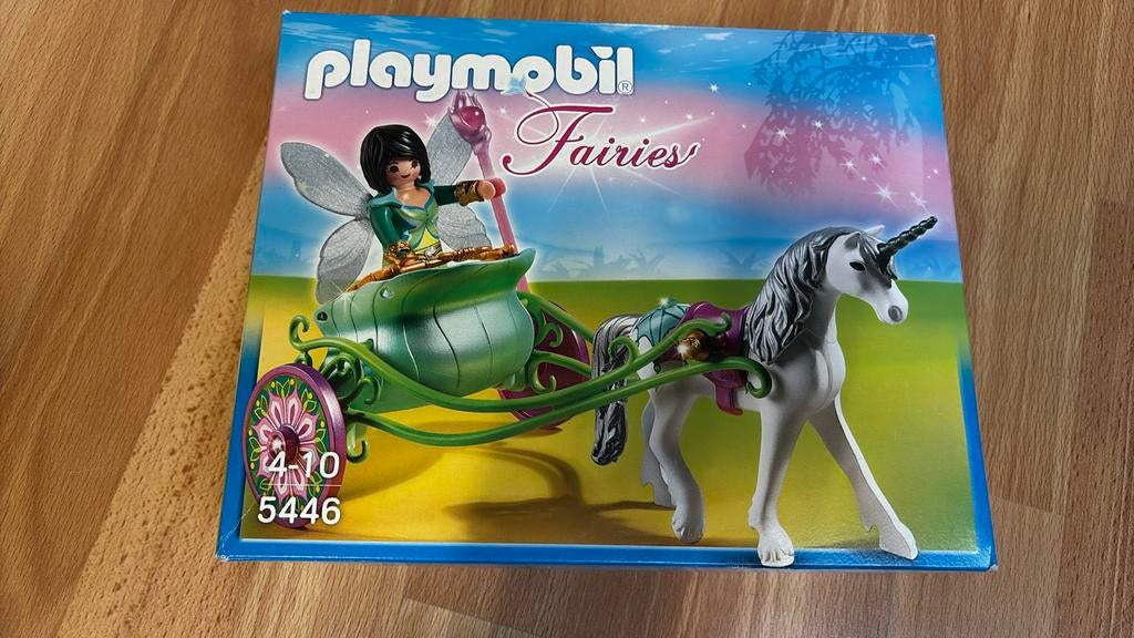 Playmobil paard en kar fairies, Kinderen en Baby's, Speelgoed | Playmobil, Ophalen of Verzenden, Zo goed als nieuw